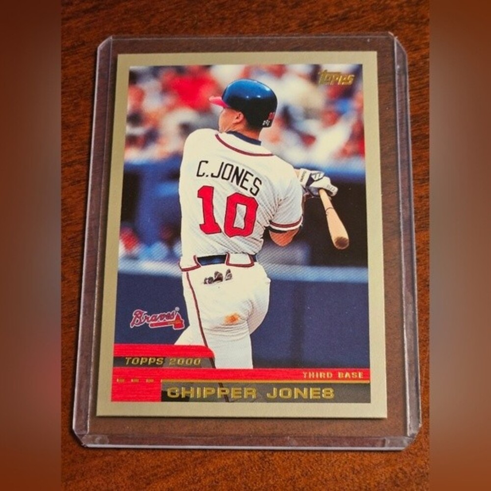 #180 Chipper Jones MLB Collectible Card